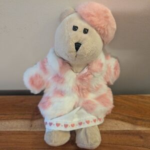46th Edition Starbucks Bearista Bear Plush 2006 Valentines Day Pink
